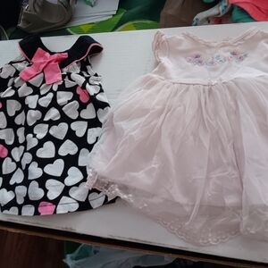 Baby Girl Size 3 Month, Two Dresses